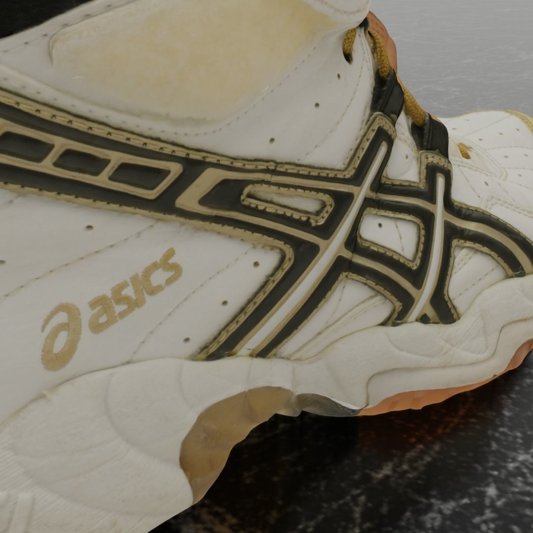 ASICS 3D SHOES - HIGH Low-poly 3D model_11