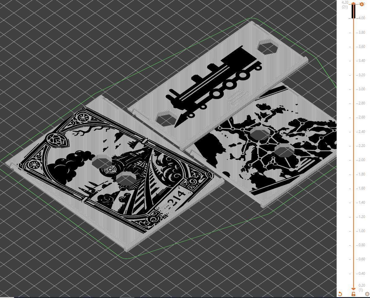 TICKET TO RIDE EUROPE INTERNAL ORGANIZER BY AM-MEDIA 3D print model_36