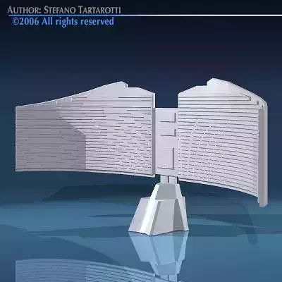 Radar wing of spacecraft