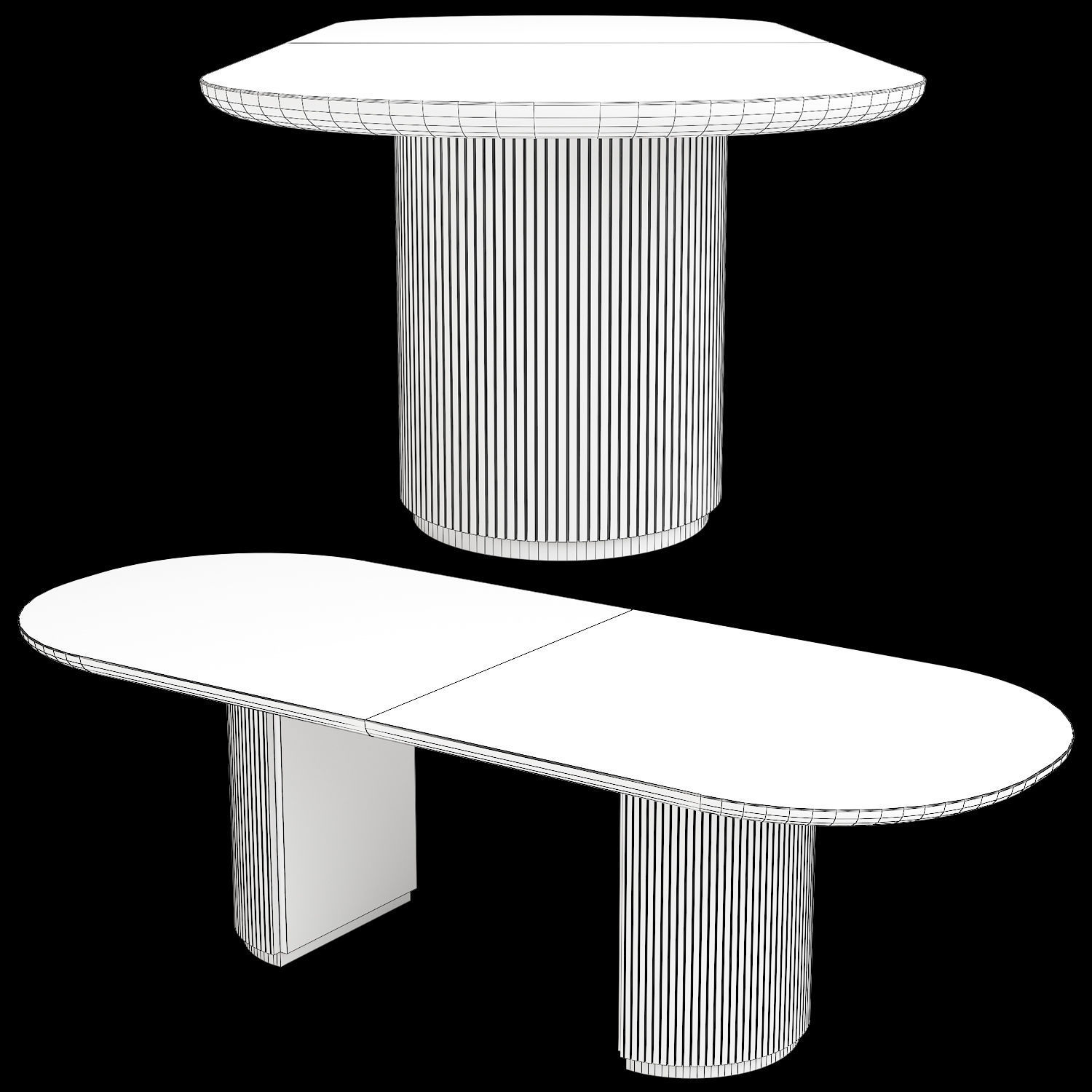Dining set 31 Free 3D model_4