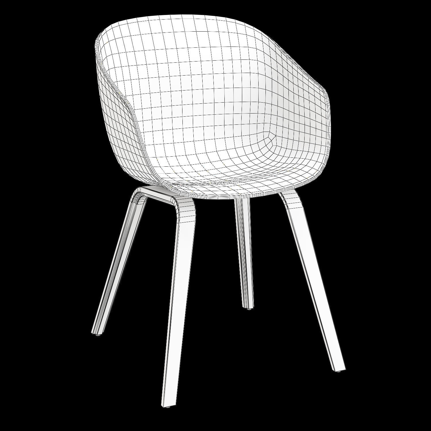 Dining set 31 Free 3D model_5