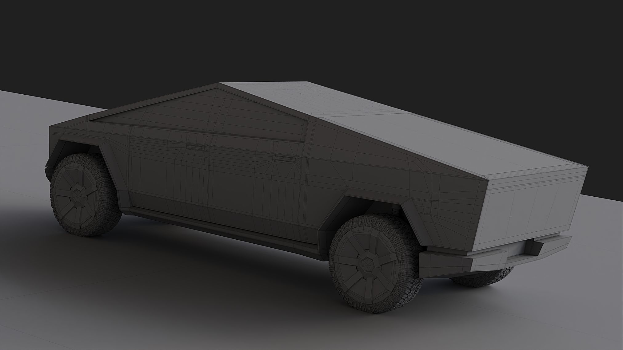 Tesla Cybertruck 3D model_5