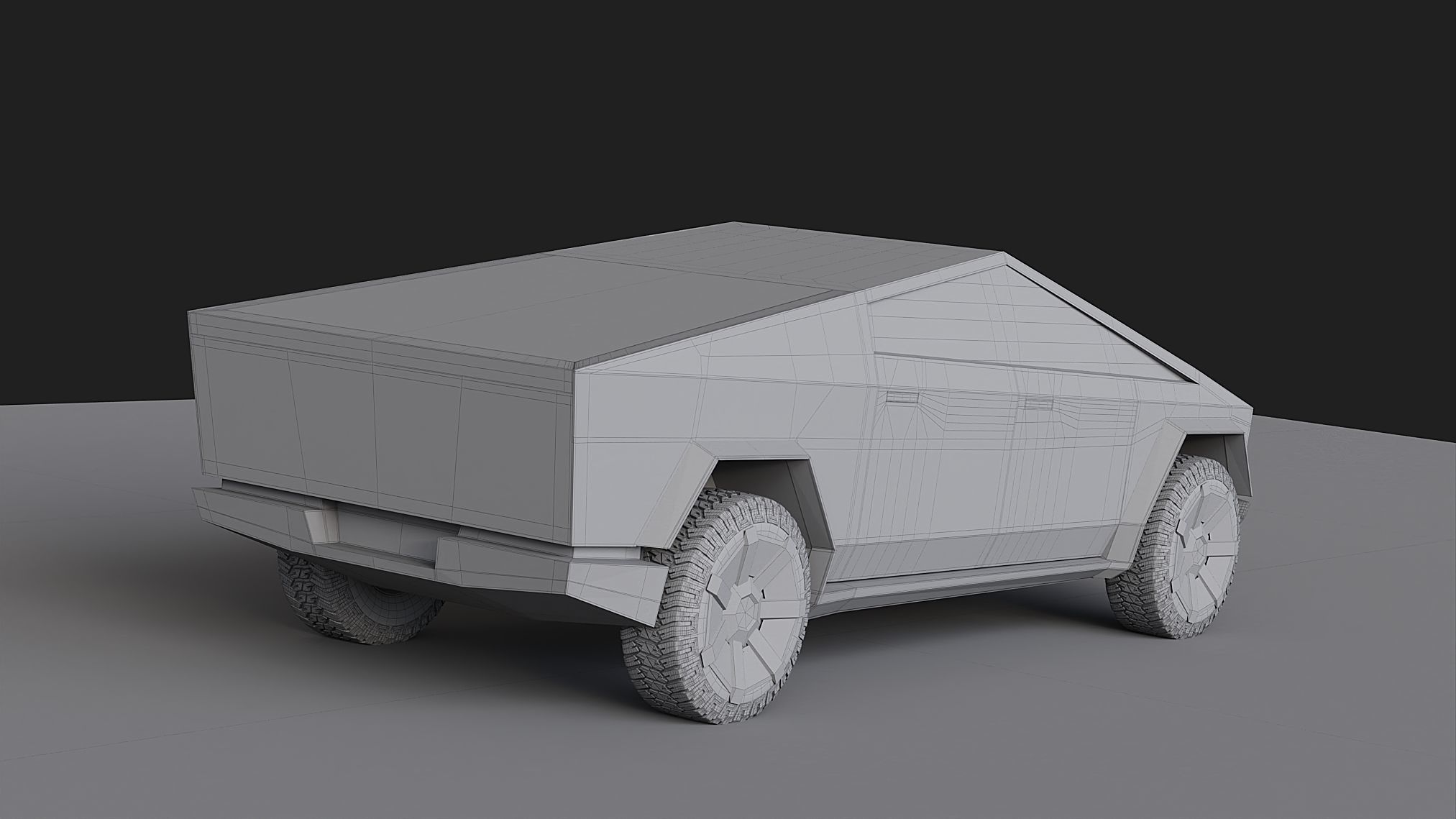 Tesla Cybertruck 3D model_4