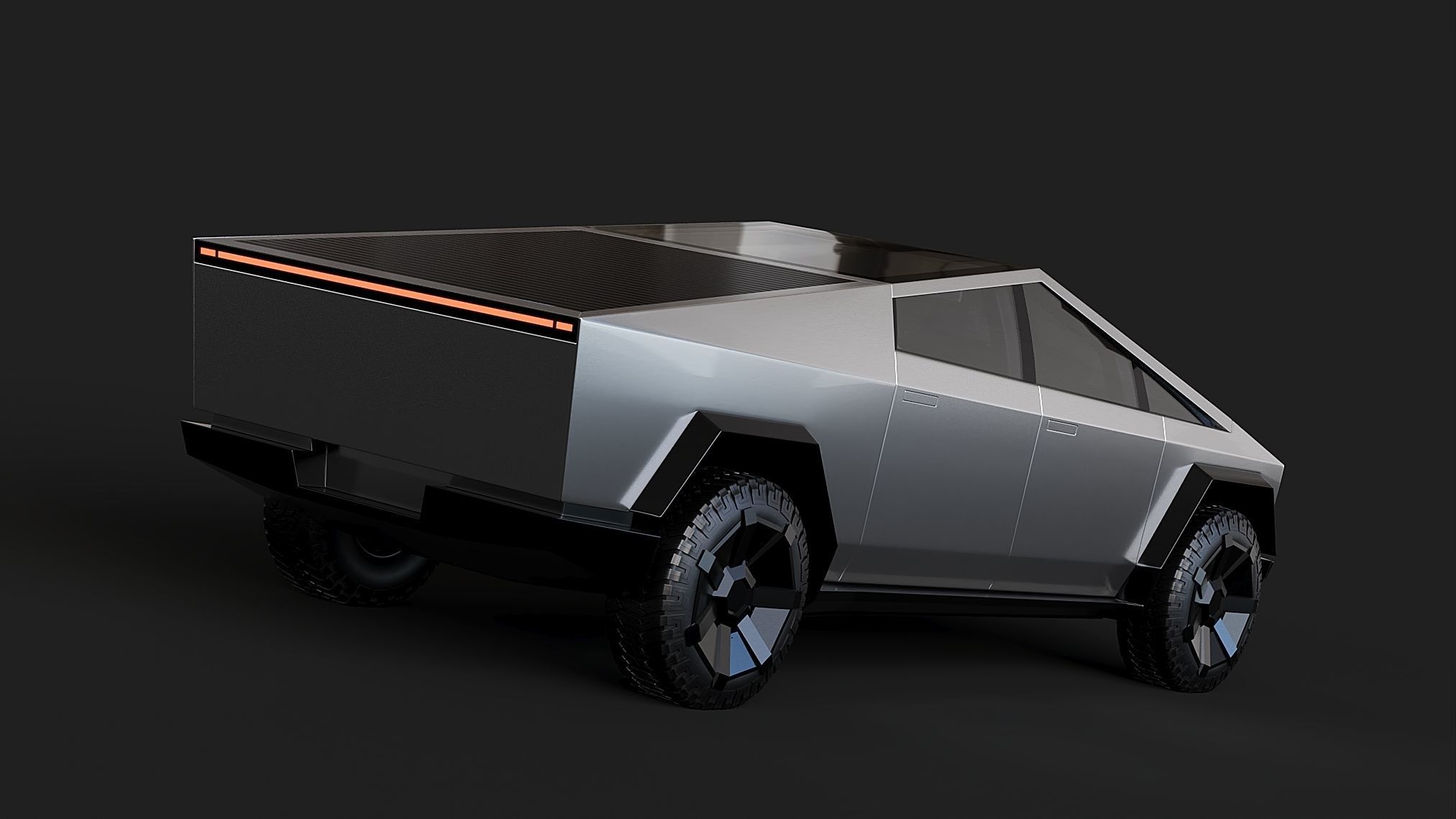 Tesla Cybertruck 3D model_2