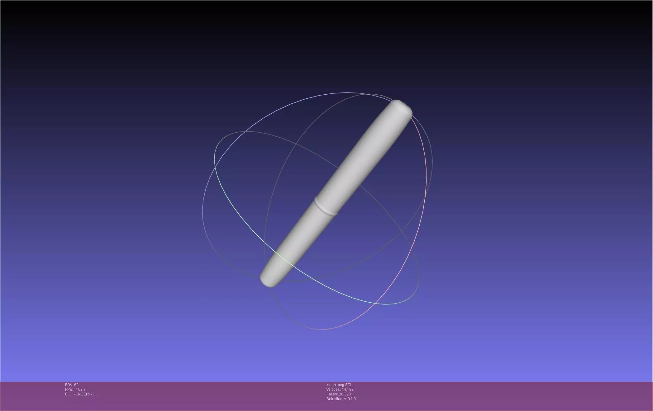 Glorious 4mm Peg Free 3D print model