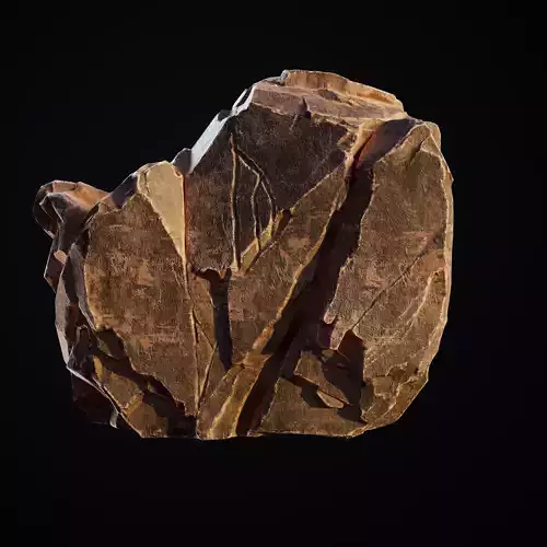 Game ready PBR rock 02