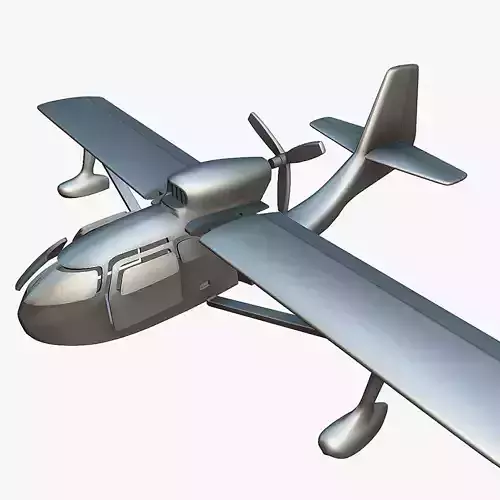 Republic RC-3 Seabee - 3D Printable Model