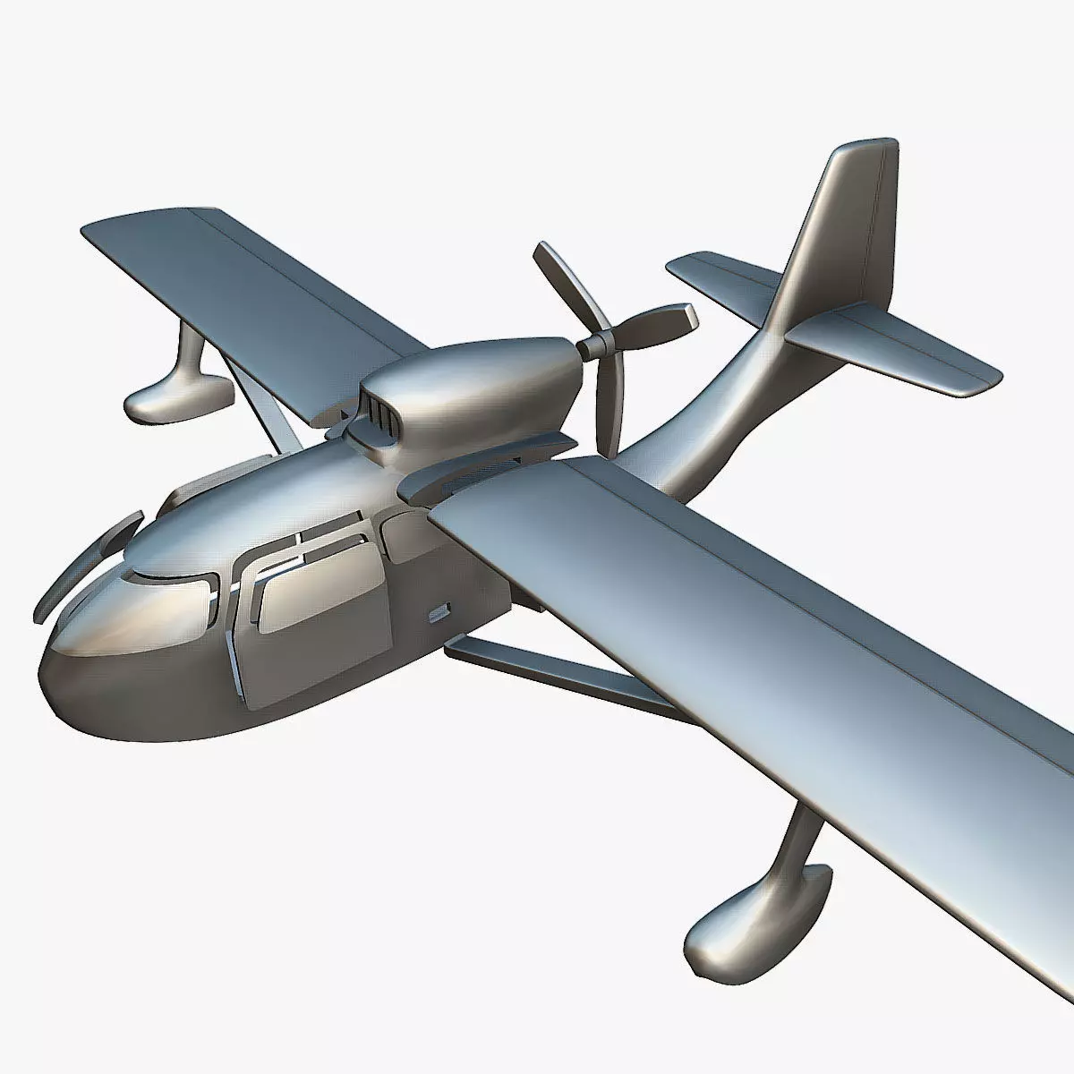 Republic RC-3 Seabee - 3D Printable Model 3D print model_0