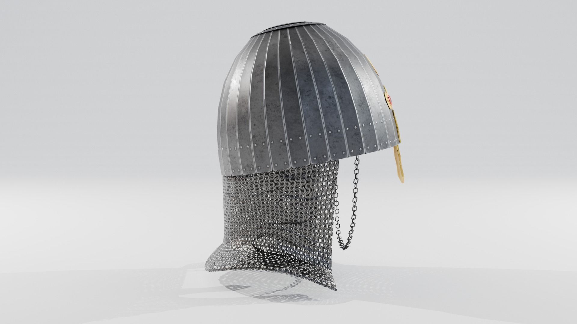 Kispek - Eastern Helmet Low-poly 3D model_3