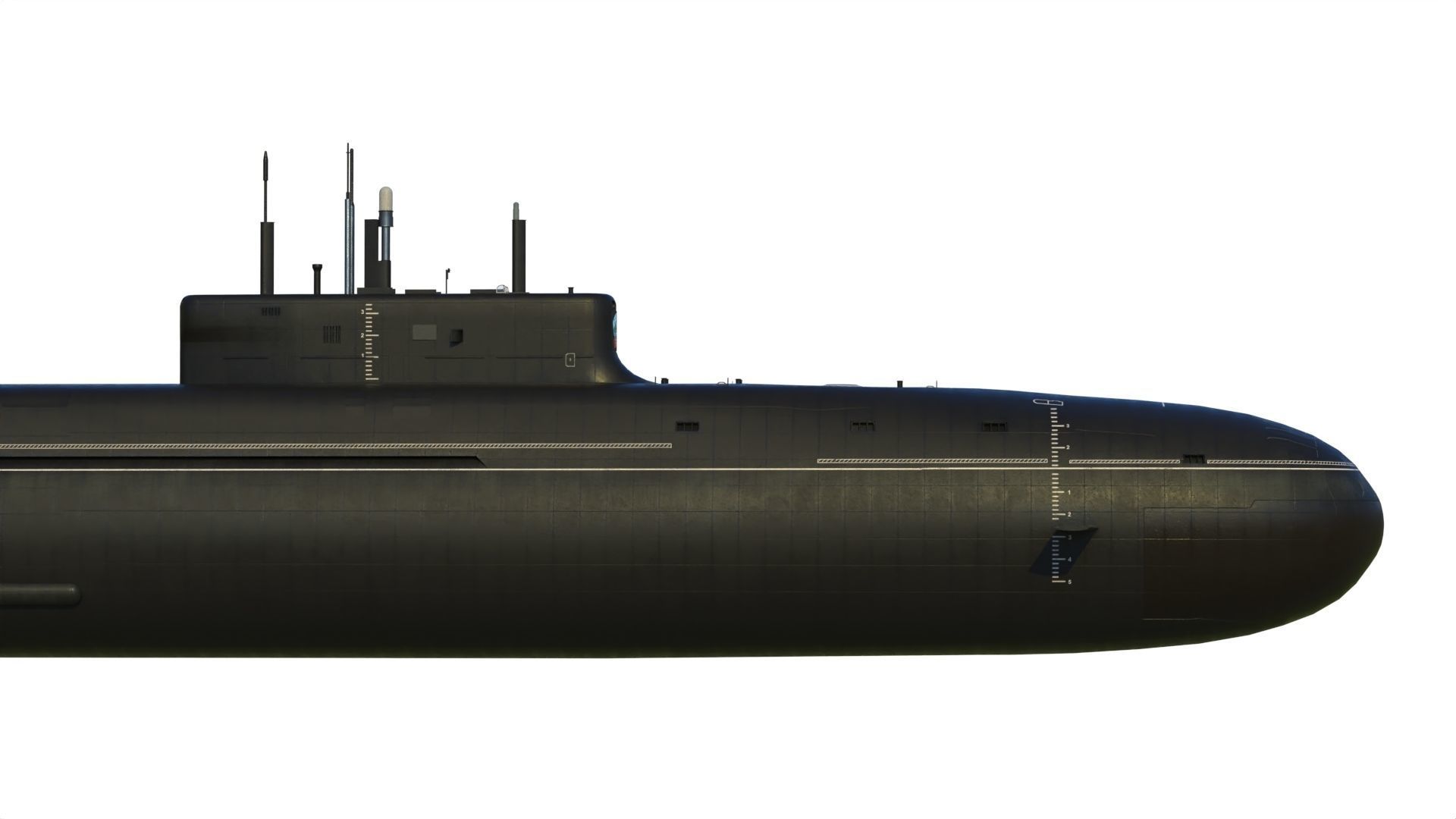 Project 955A Borei A class submarine 3D model_22