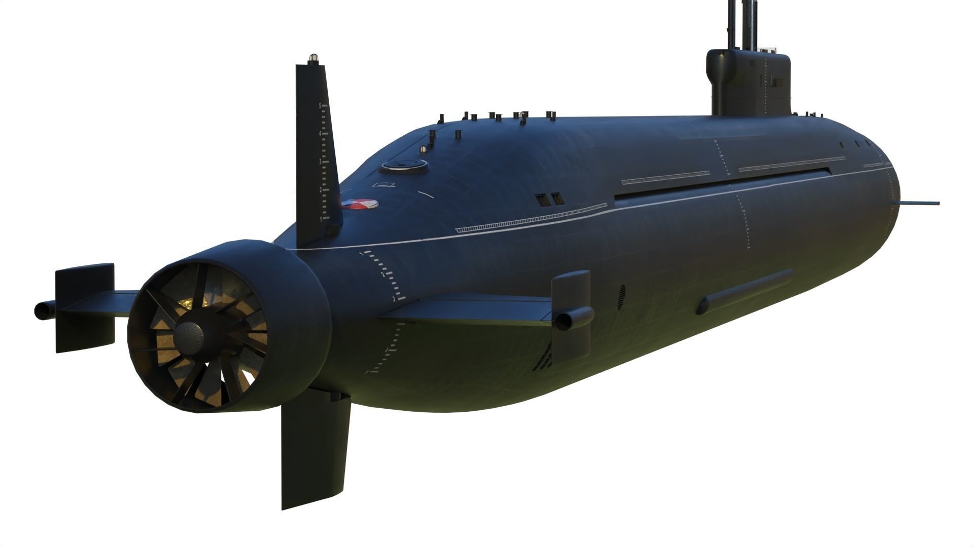 Project 955A Borei A class submarine 3D model_17