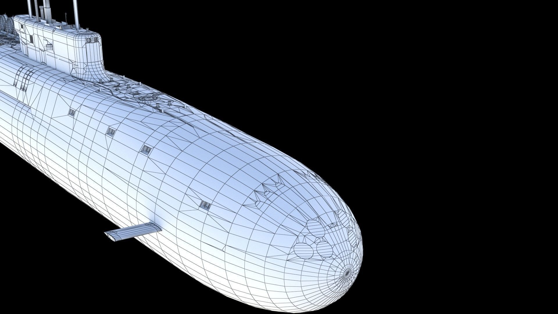 Project 955A Borei A class submarine 3D model_31
