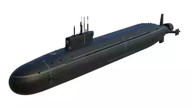 Project 955A Borei A class submarine 3D model