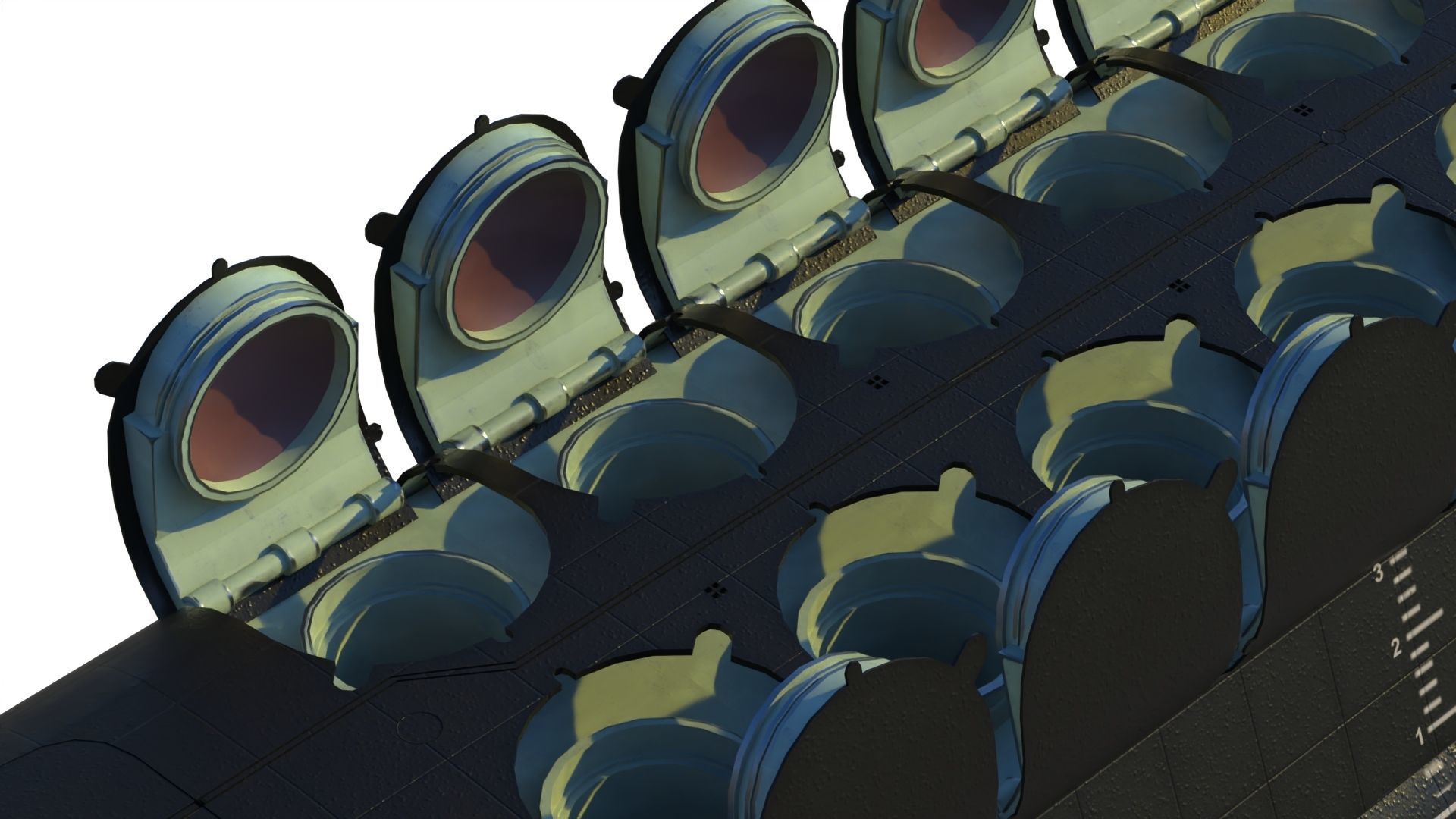 Project 955A Borei A class submarine 3D model_9