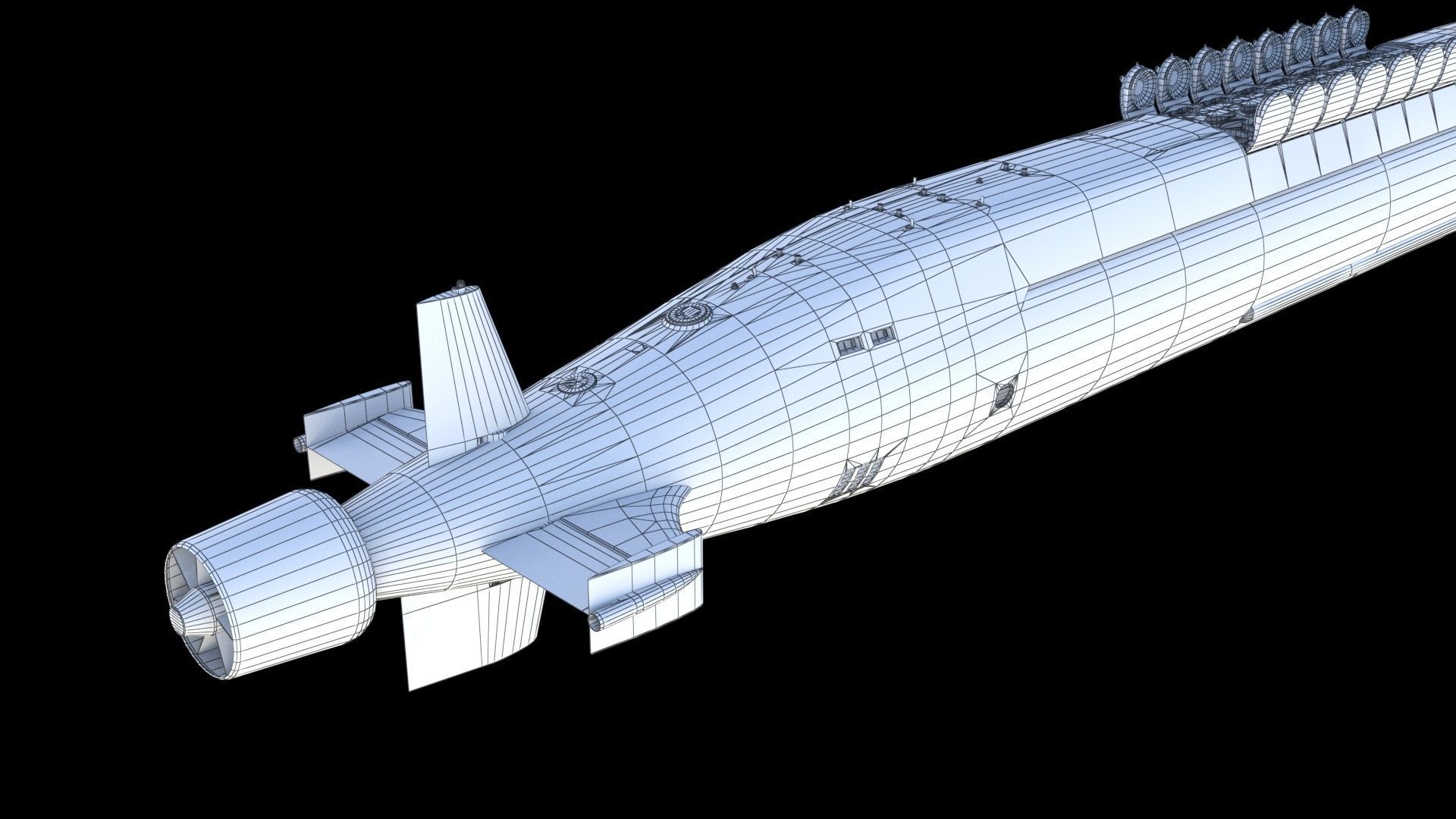 Project 955A Borei A class submarine 3D model_32