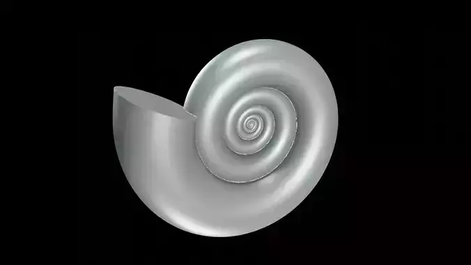 Serpenticone Shell Smooth Surface 3D print model