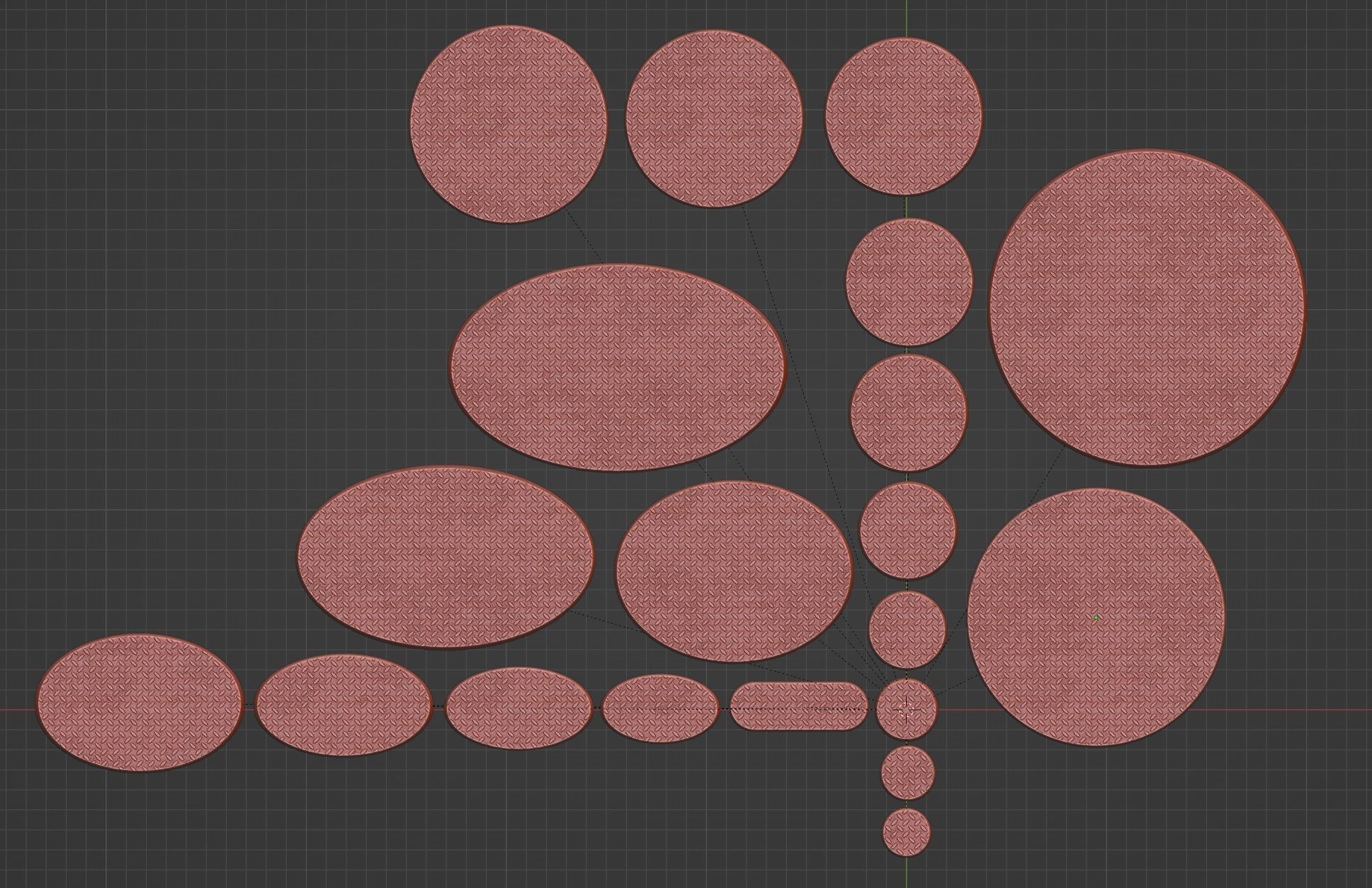 Diamond Plate Base Set  Free 3D print model_4