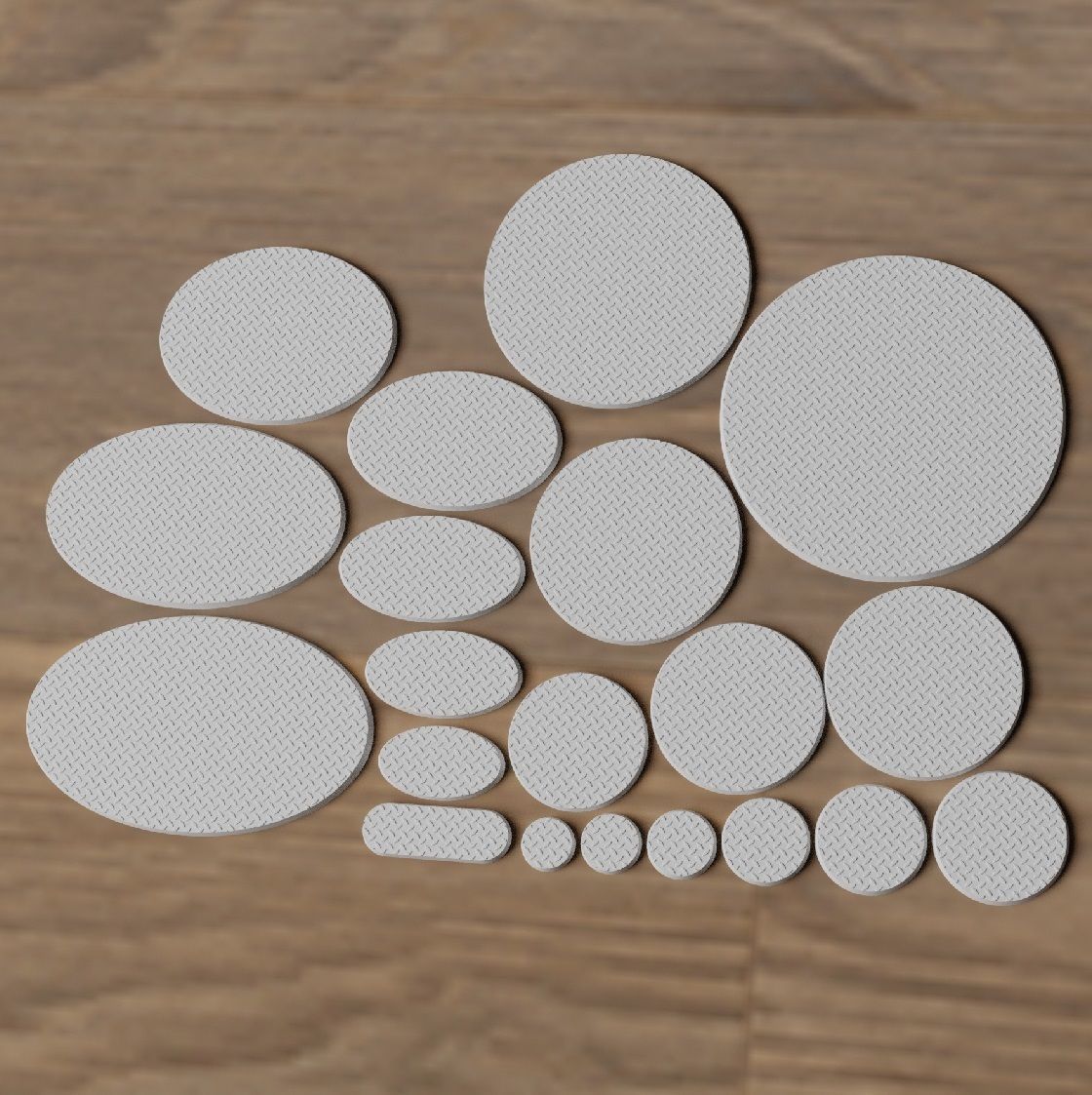 Diamond Plate Base Set  Free 3D print model_2