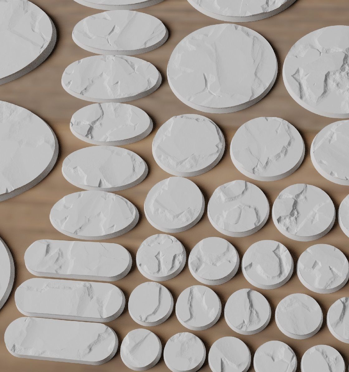 HD Base Set 17 - Large Lava  3D print model_4