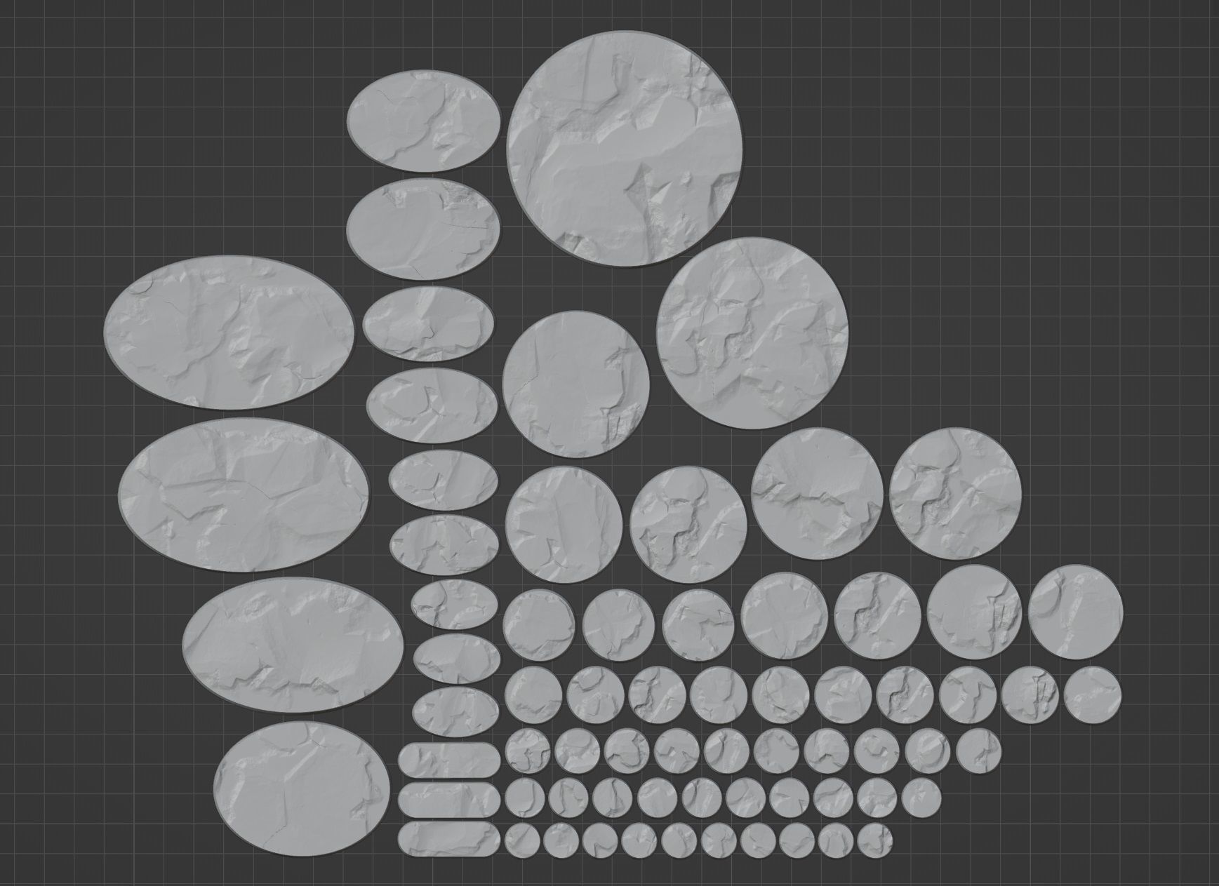 HD Base Set 17 - Large Lava  3D print model_7
