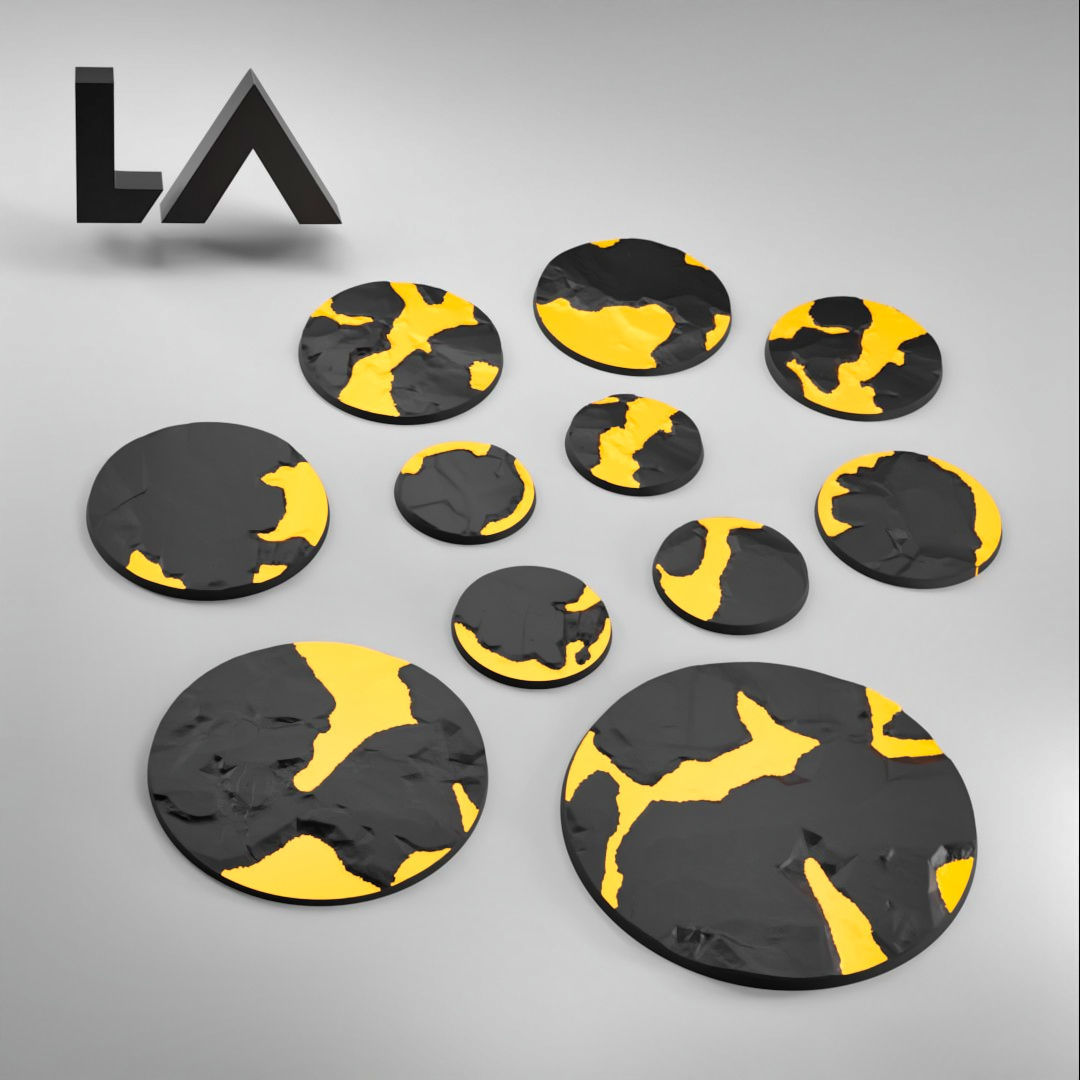 HD Base Set 17 - Large Lava  3D print model_1