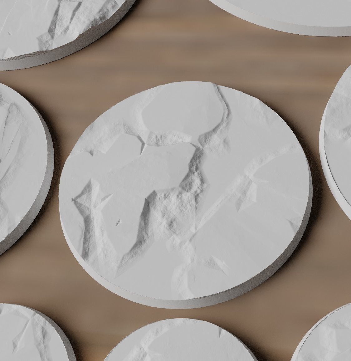 HD Base Set 17 - Large Lava  3D print model_5