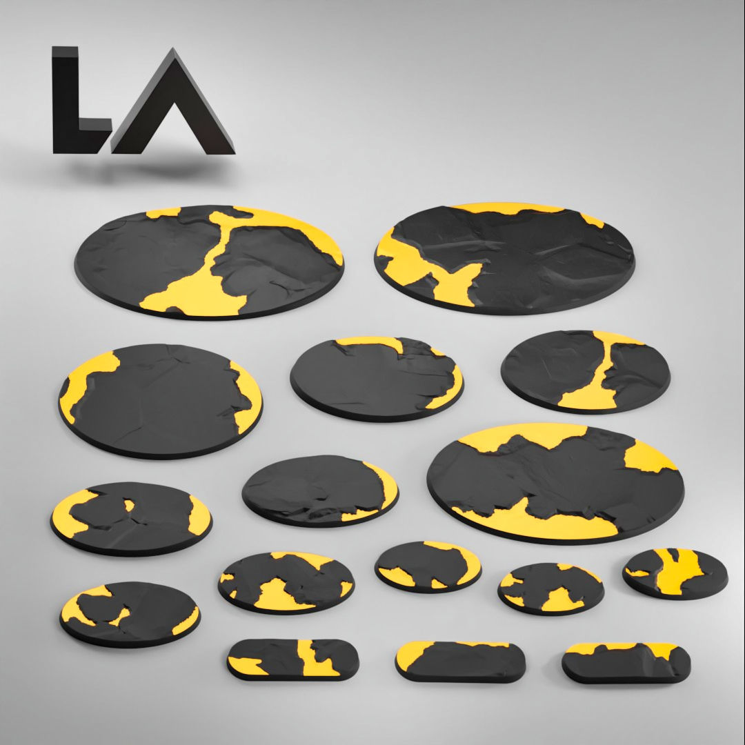 HD Base Set 17 - Large Lava  3D print model_2