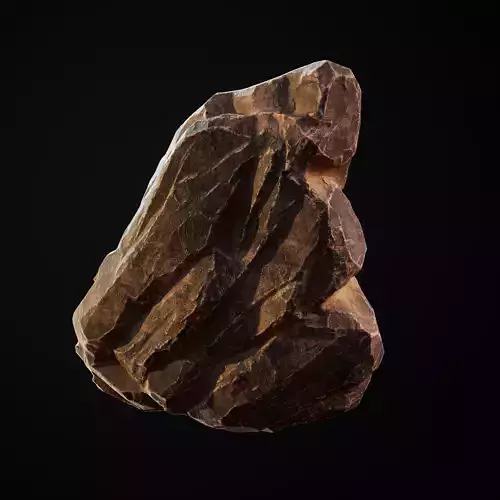 Game ready PBR rock 03