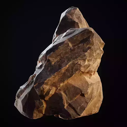 Game ready PBR rock 04