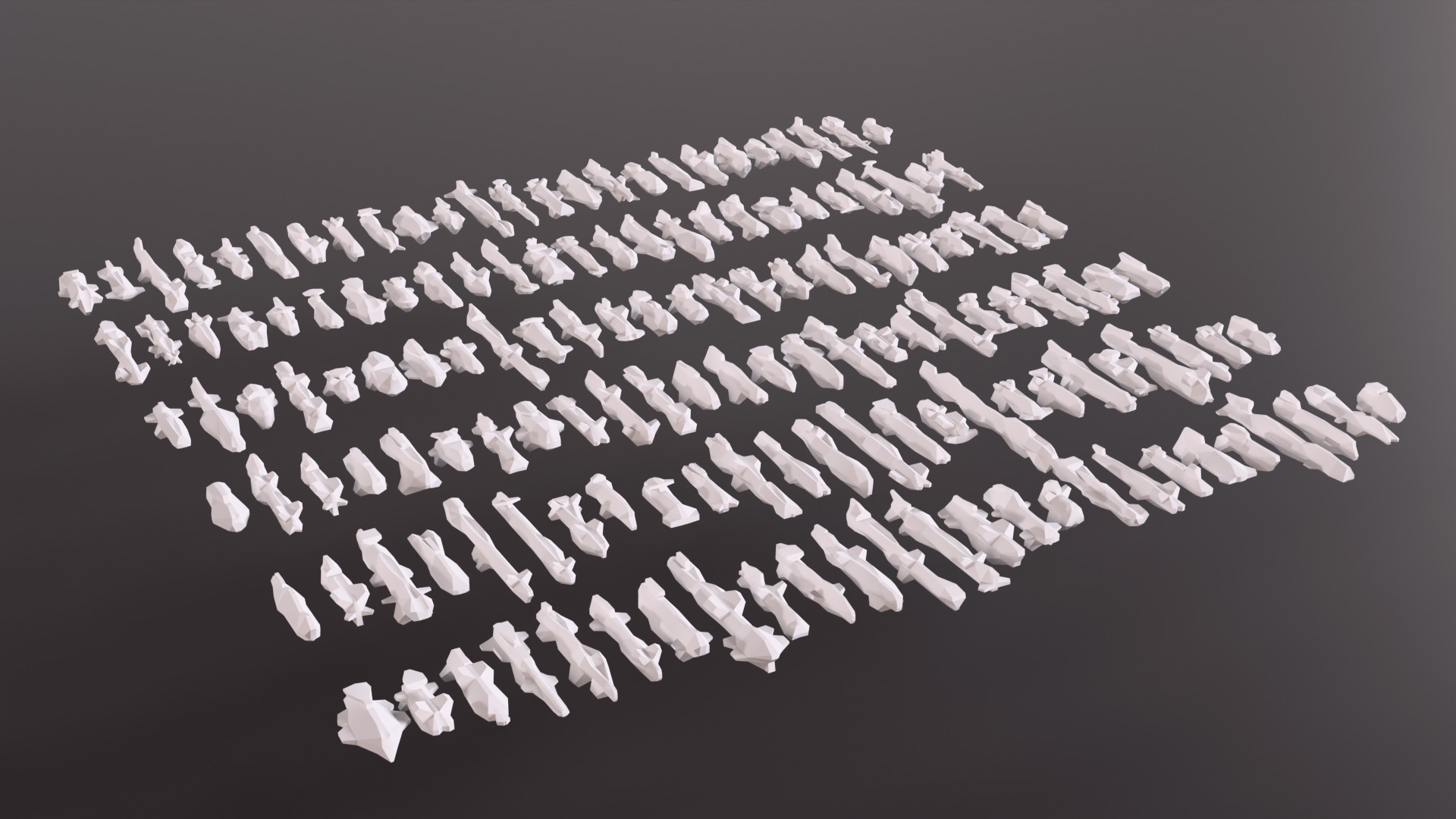 150 Low Poly Spaceship 3D Models Low-poly 3D model_1