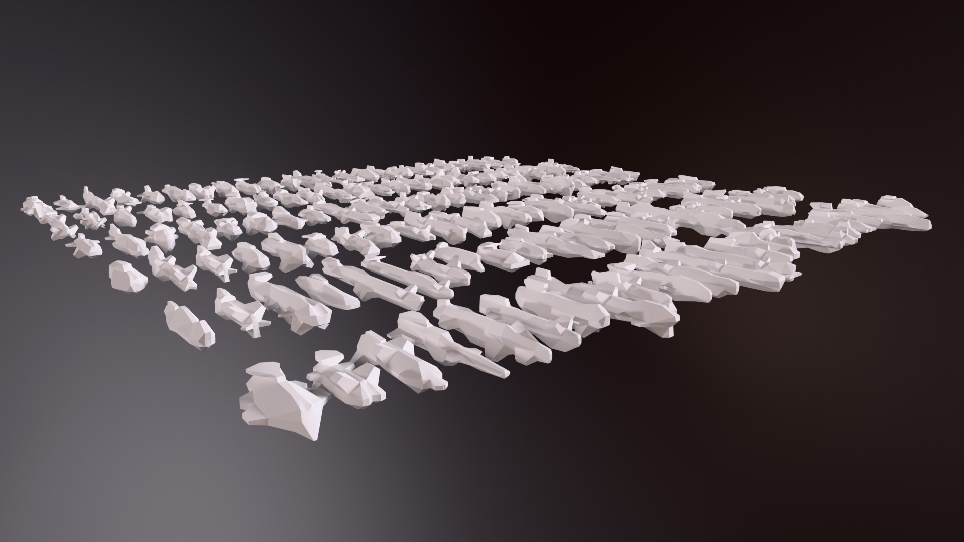 150 Low Poly Spaceship 3D Models Low-poly 3D model_3