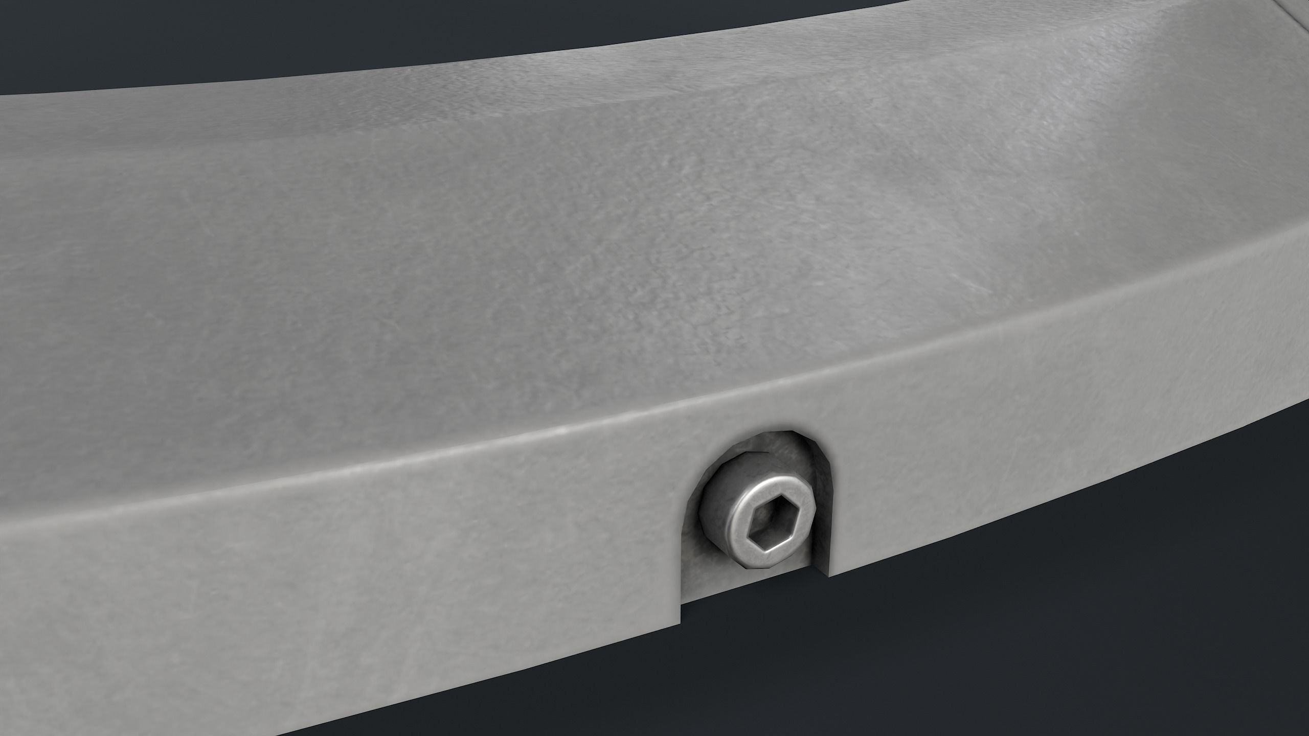 Bike Rack 23 PBR Game Ready Low-poly 3D model_16