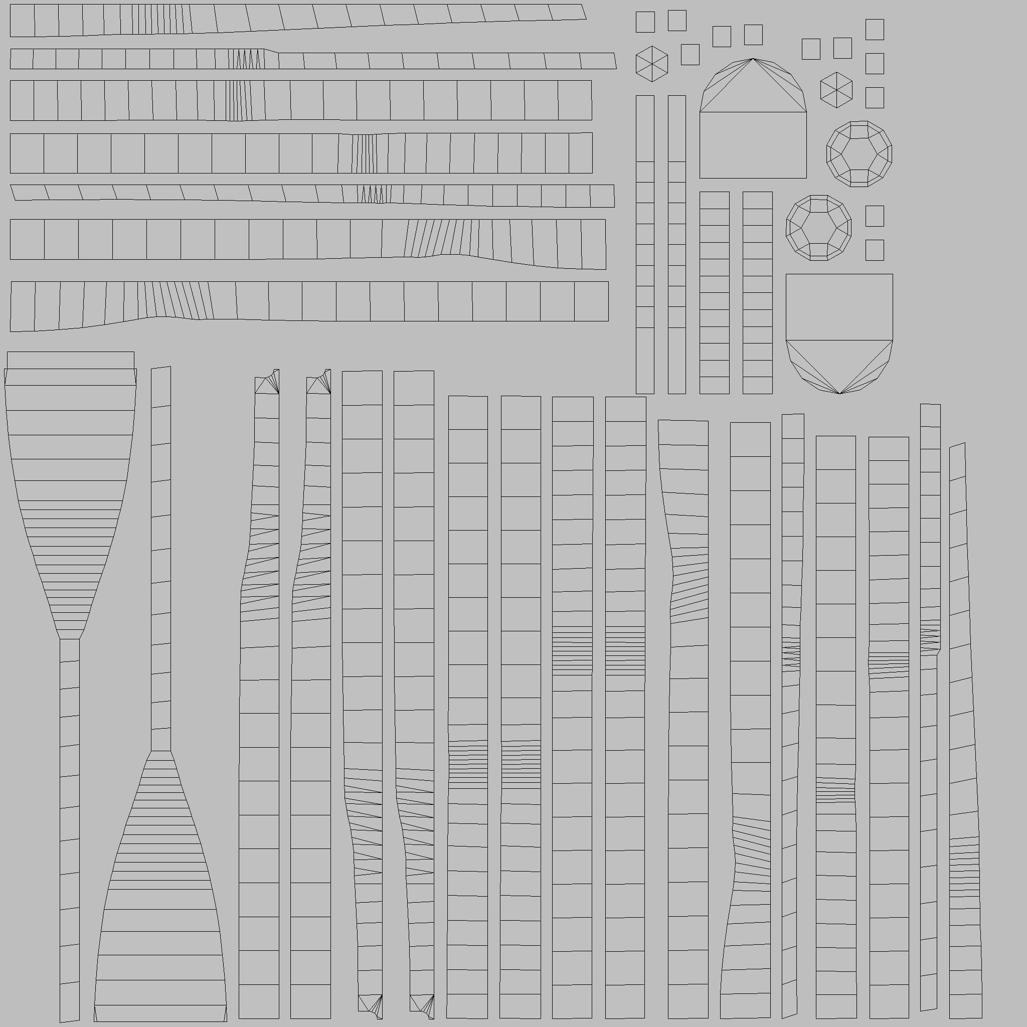 Bike Rack 23 PBR Game Ready Low-poly 3D model_21