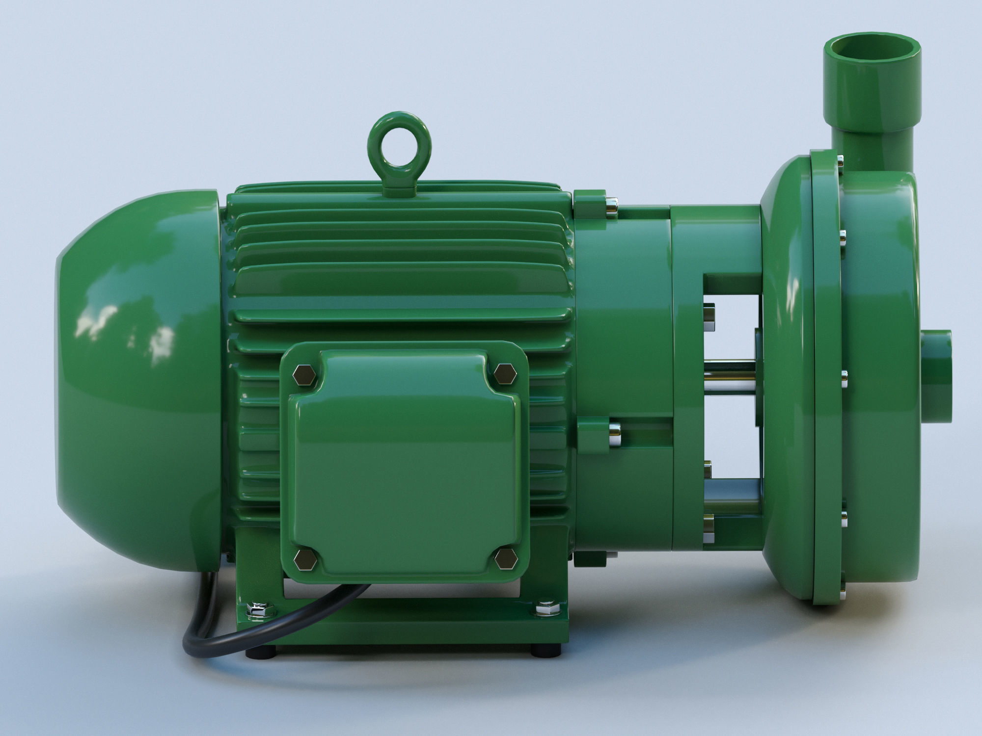 Water Pump 3D model_3