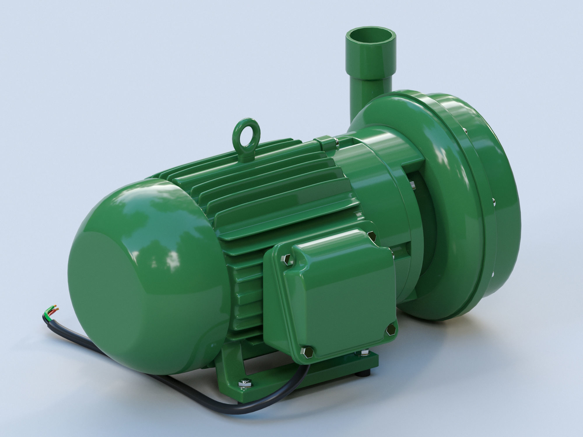 Water Pump 3D model_1