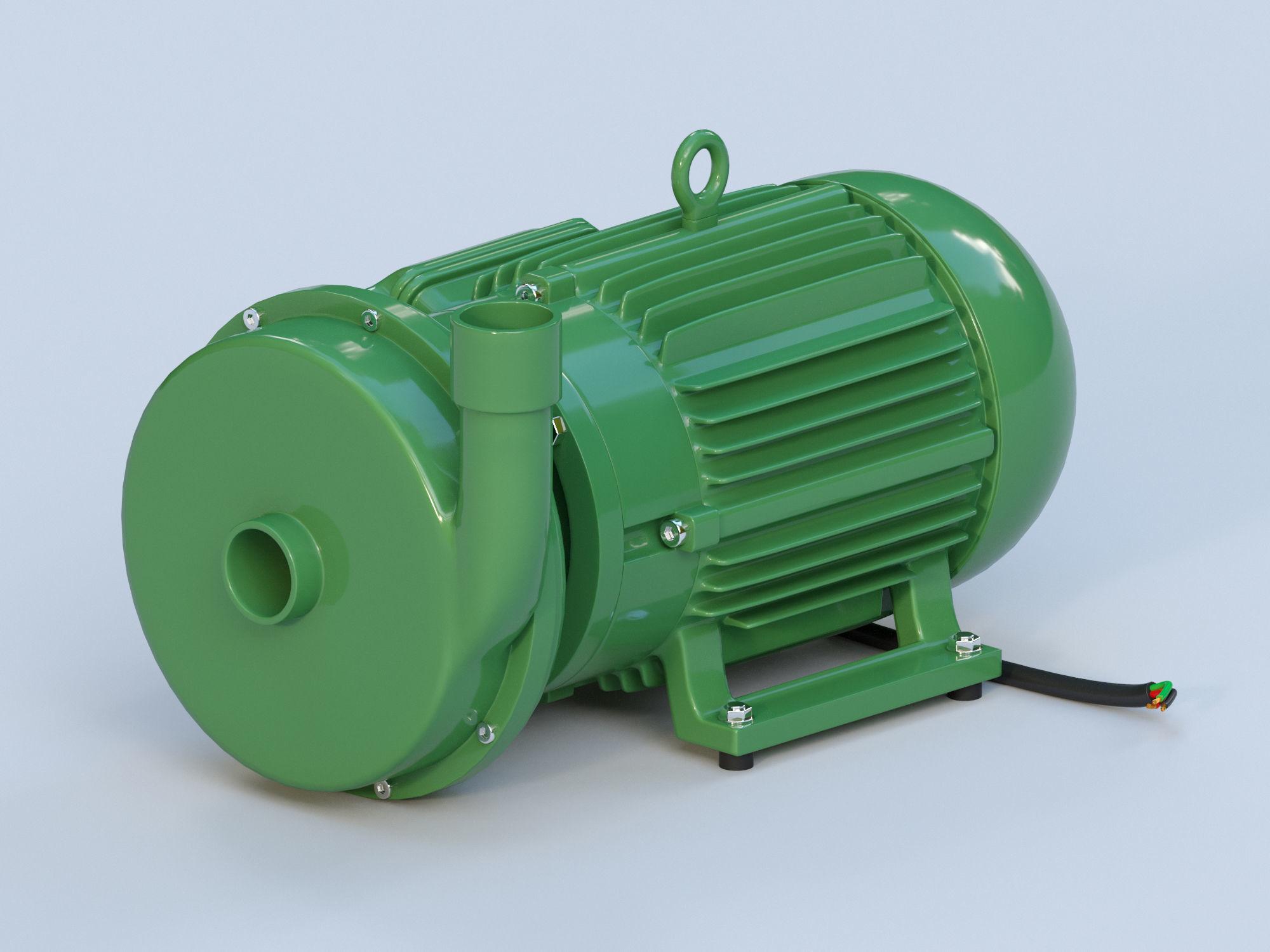 Water Pump 3D model_2