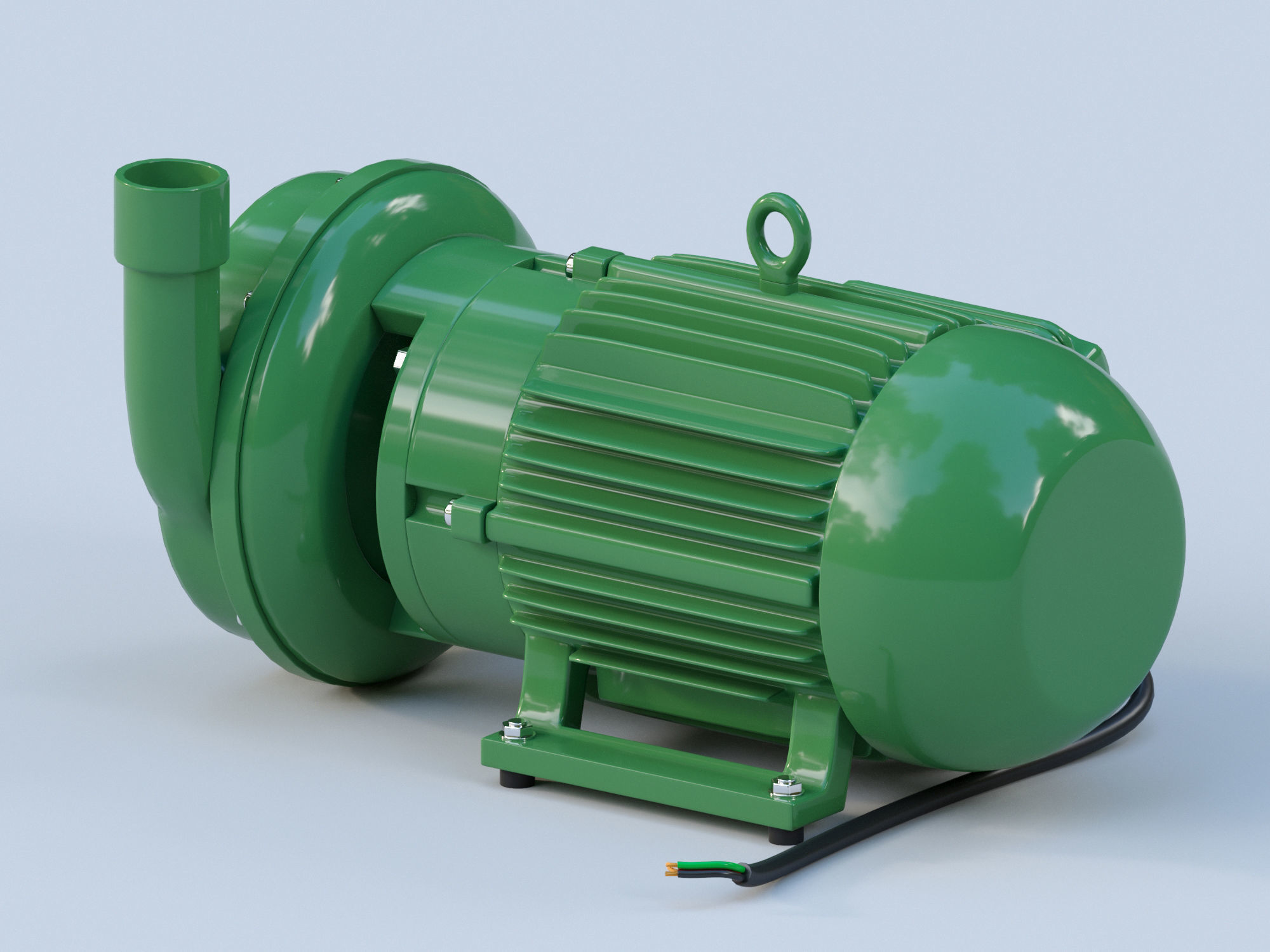 Water Pump 3D model_4