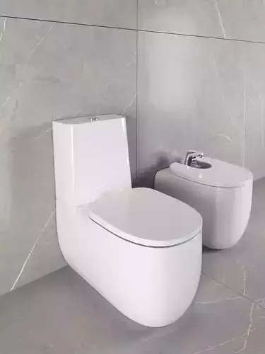 WC and Bidet ROCA BEYOND - Inodoro y Bidet ROCA BEYOND