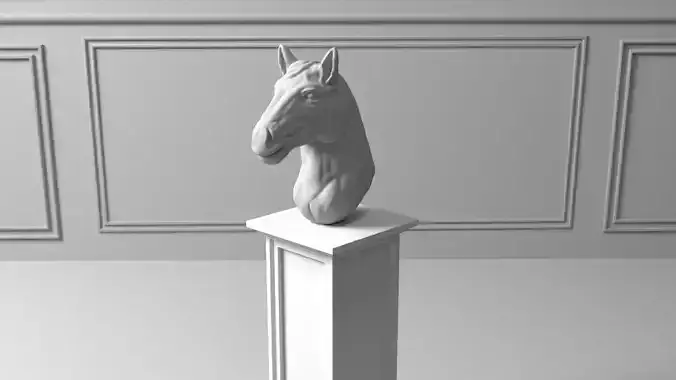 Horse Head Sculpture