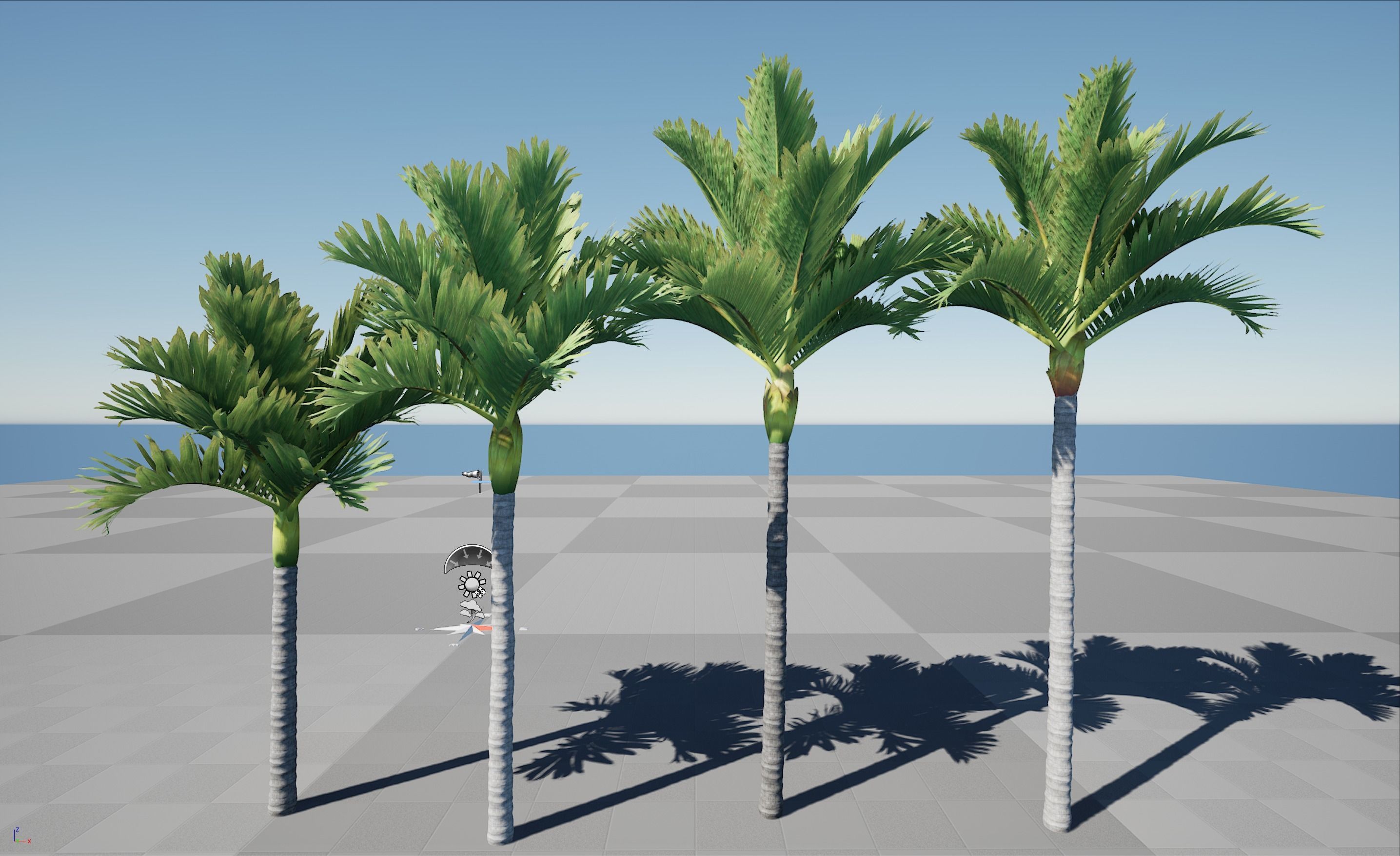 HQ Plants Volume 4 Palms for unreal engine 3D model set of 40 3D model_8