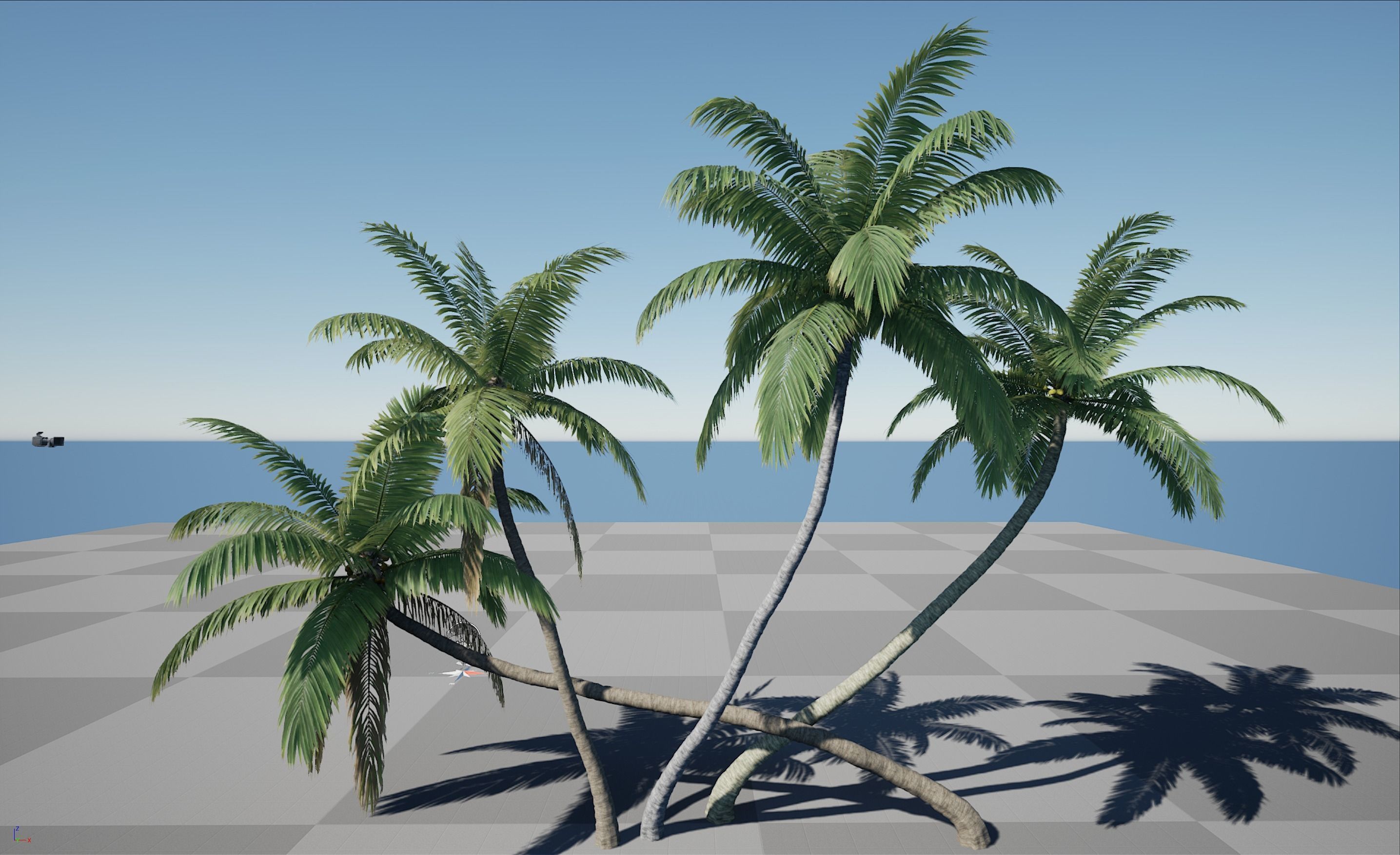 HQ Plants Volume 4 Palms for unreal engine 3D model set of 40 3D model_9