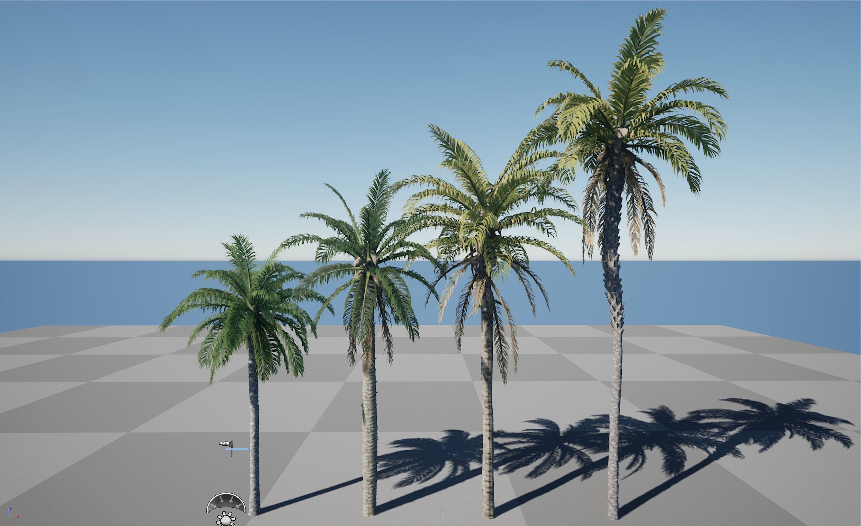 HQ Plants Volume 4 Palms for unreal engine 3D model set of 40 3D model_5