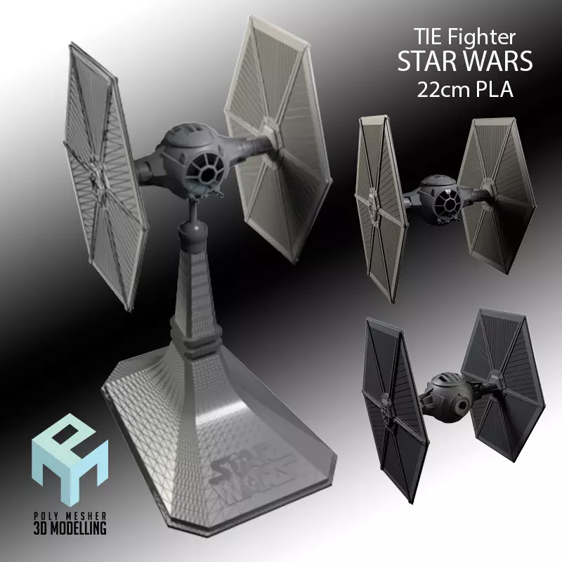 SW TIE Fighter 3D print model