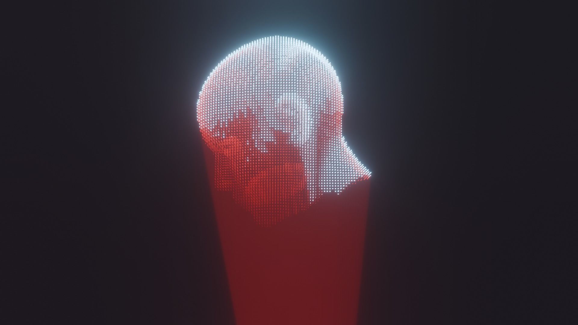 Realistic Sci-Fi Futuristic Realtime Hologram 3D model Free low-poly 3D model_2