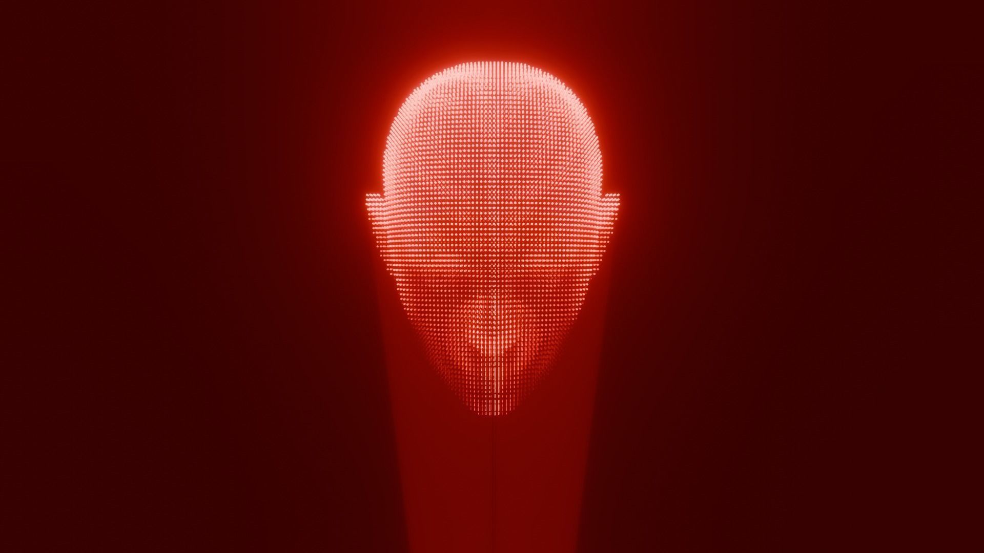 Realistic Sci-Fi Futuristic Realtime Hologram 3D model Free low-poly 3D model_3