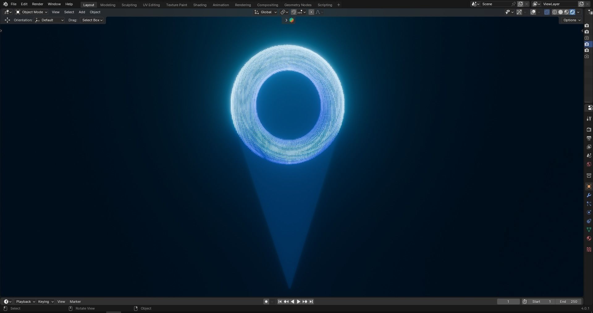 Realistic Sci-Fi Futuristic Realtime Hologram 3D model Free low-poly 3D model_18