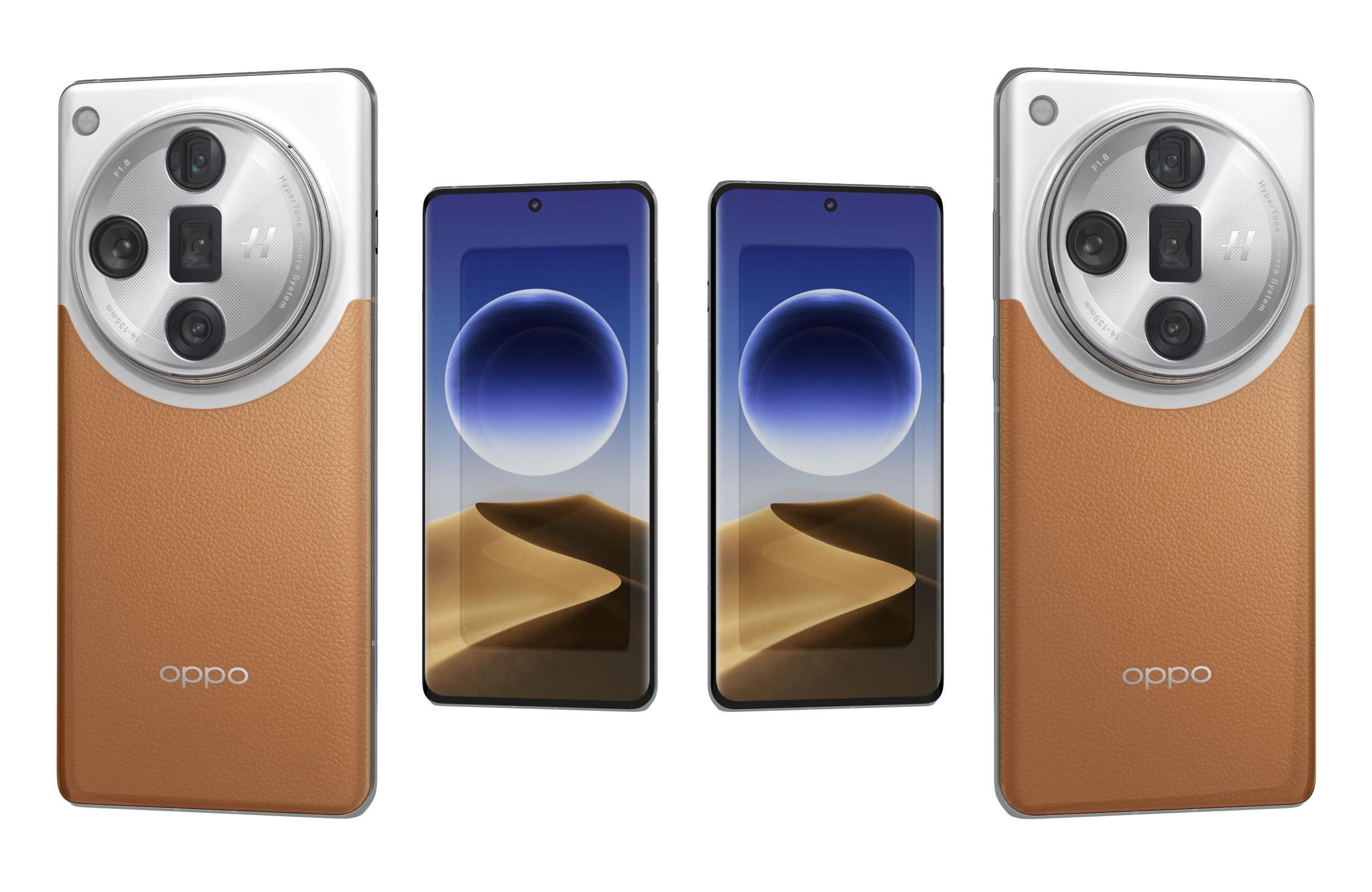 Oppo Find X7 Ultra Orange 3D model_3