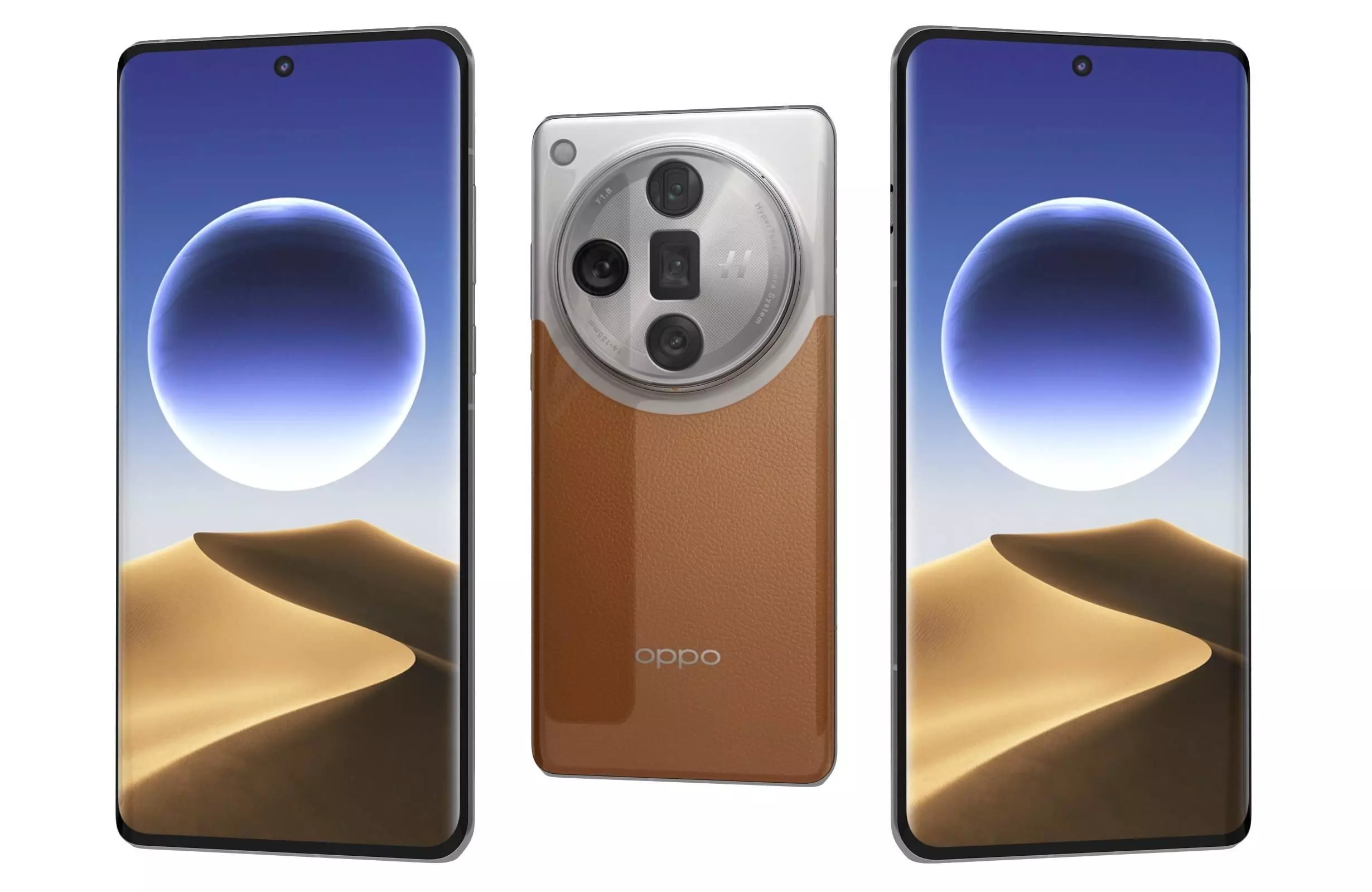 Oppo Find X7 Ultra Orange 3D model_0