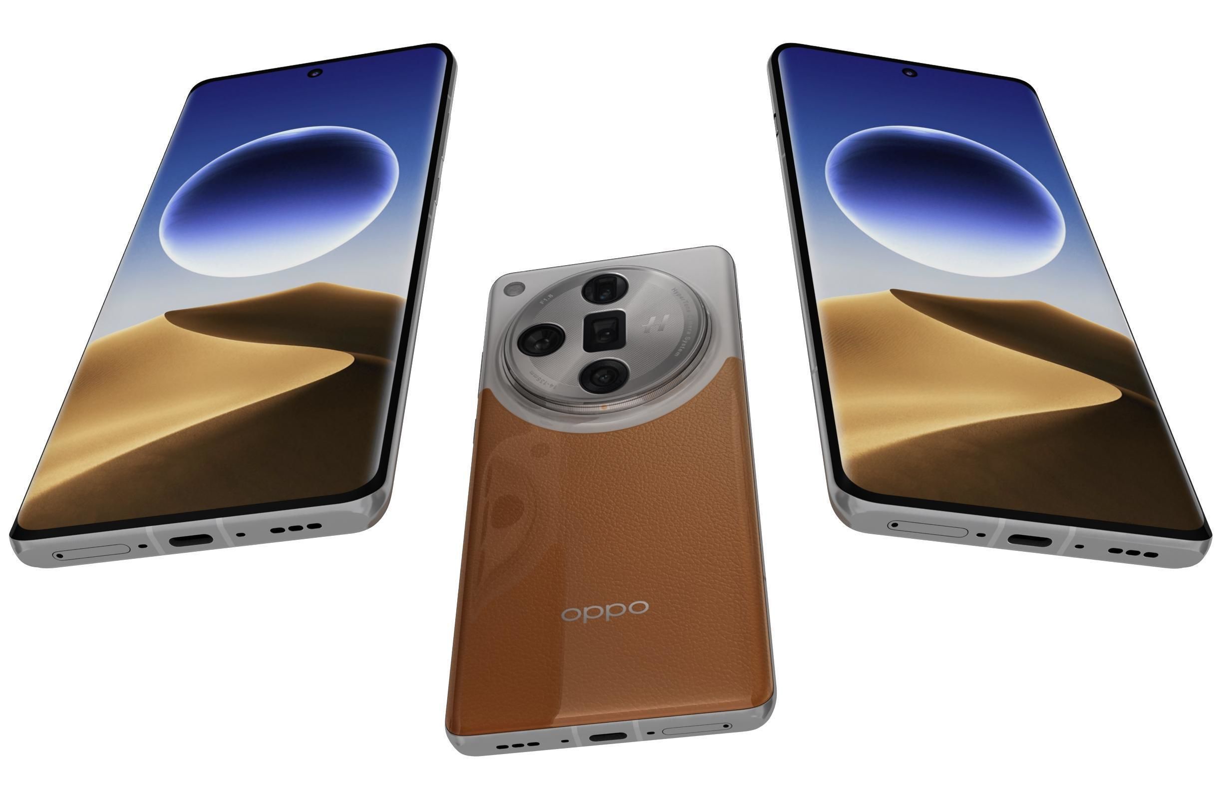 Oppo Find X7 Ultra Orange 3D model_2