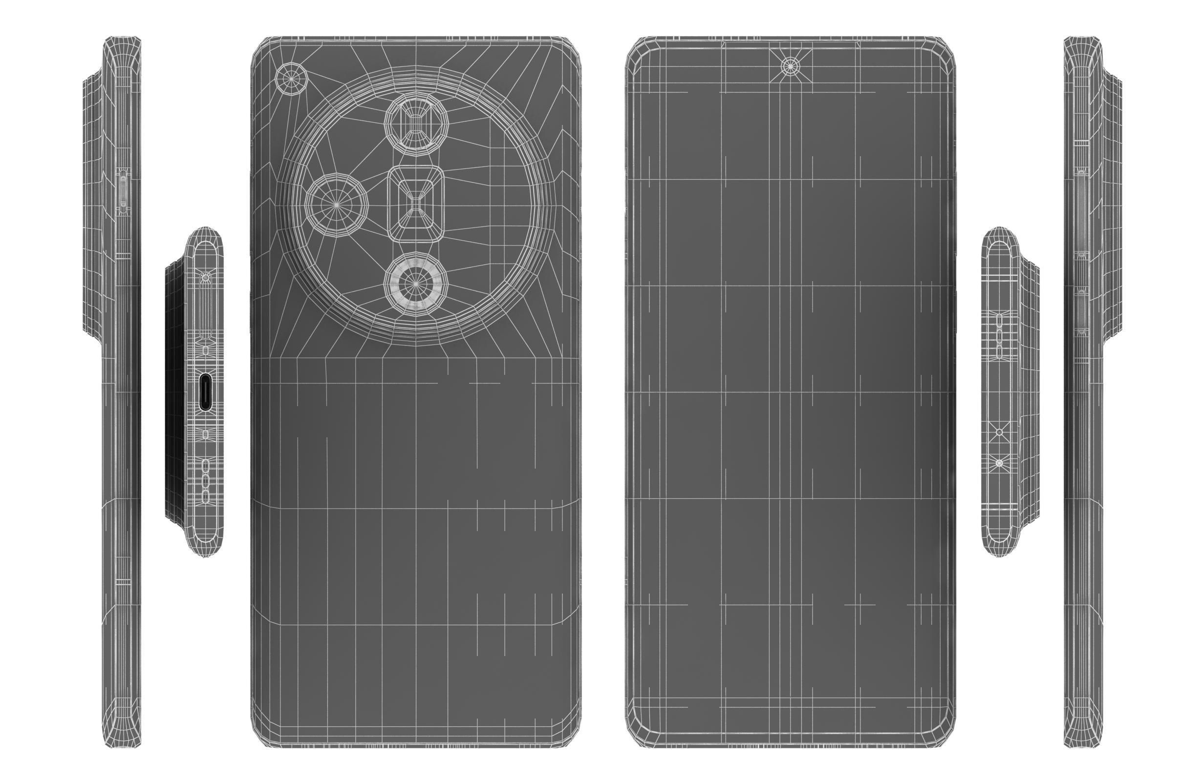 Oppo Find X7 Ultra Orange 3D model_16